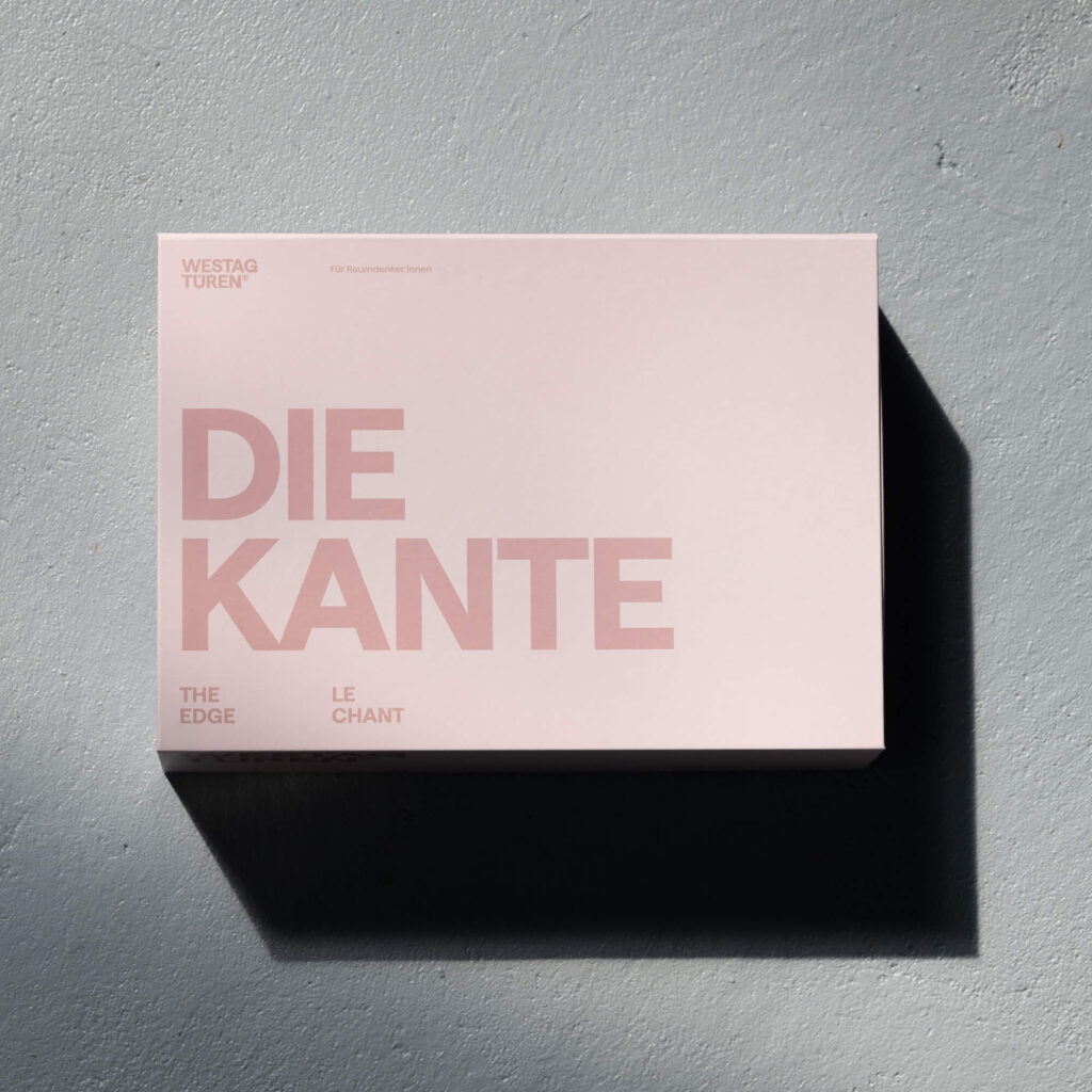 Westag Türen sample boxes pink